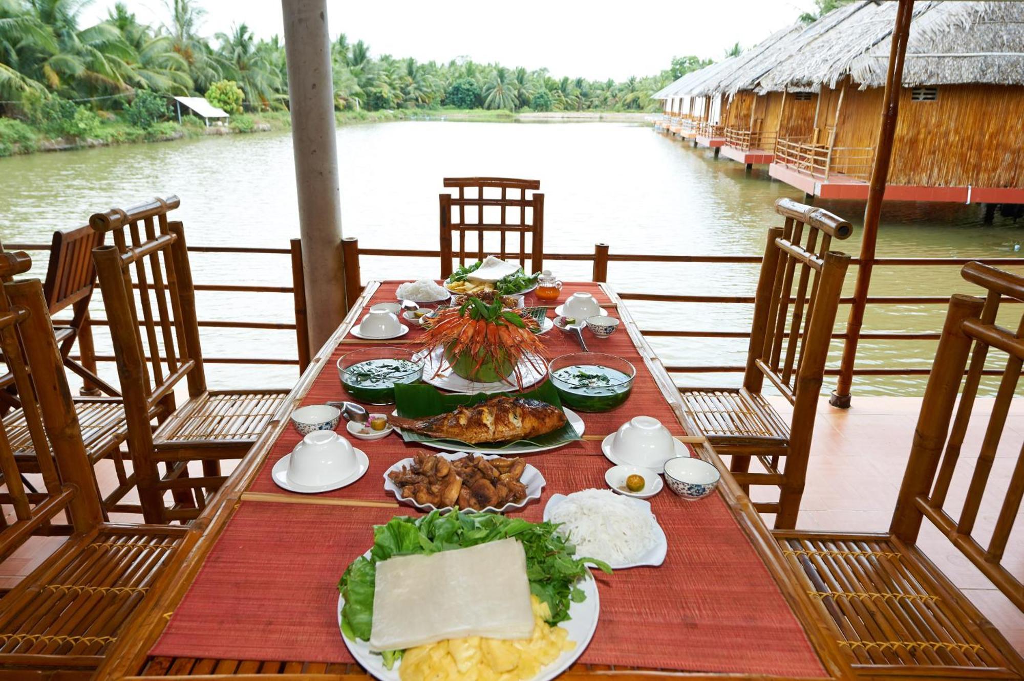 Tra Vinh Lodge Nguyet Hang Exterior foto